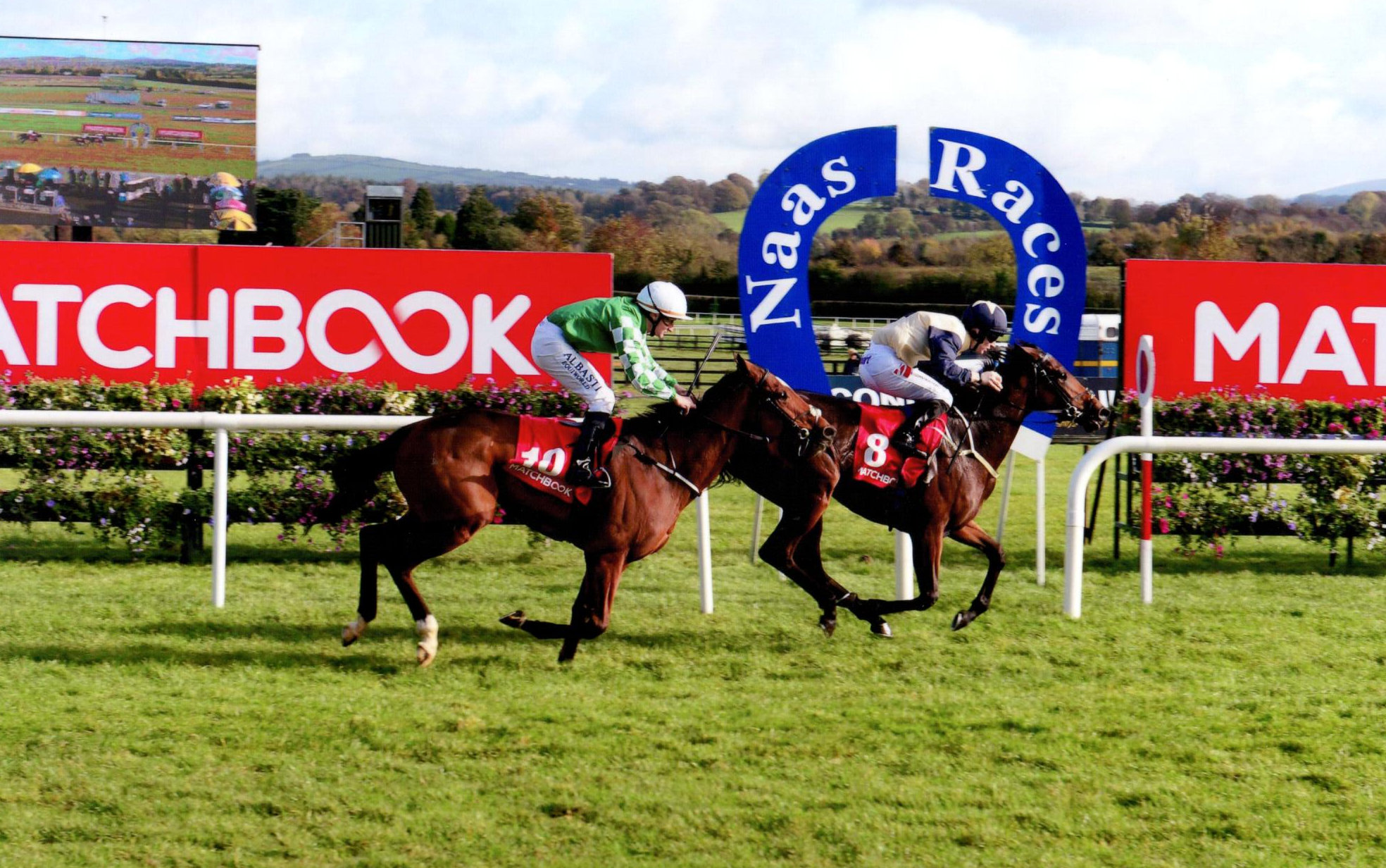 CHICAGO MAY lands the Birdcatcher Premier Nursery at Naas for Newtown Anner Stud, 21st Oct. 2018